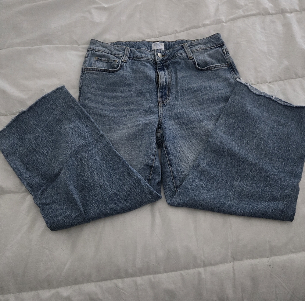 Time & Tru Women's Raw Hem Jeans